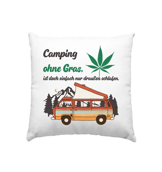 CBD Hexe Kissen - "Camping" - Kissen 40x40cm CBD Hexe Onlinehandel