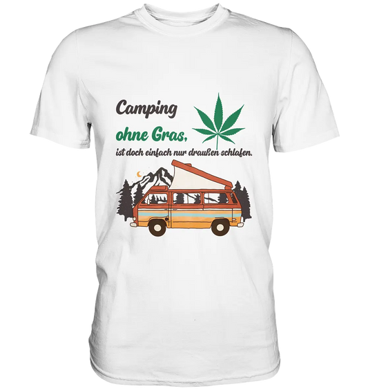 CBD Hexe T-Shirt "Camping" - Premium Shirt CBD Hexe Onlinehandel