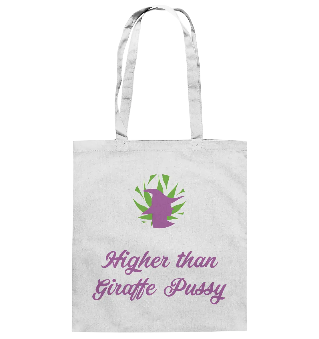 CBD Hexe Tasche "Higher than Giraffe Pussy" - Baumwolltasche CBD Hexe Onlinehandel