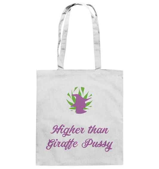 CBD Hexe Tasche "Higher than Giraffe Pussy" - Baumwolltasche CBD Hexe Onlinehandel