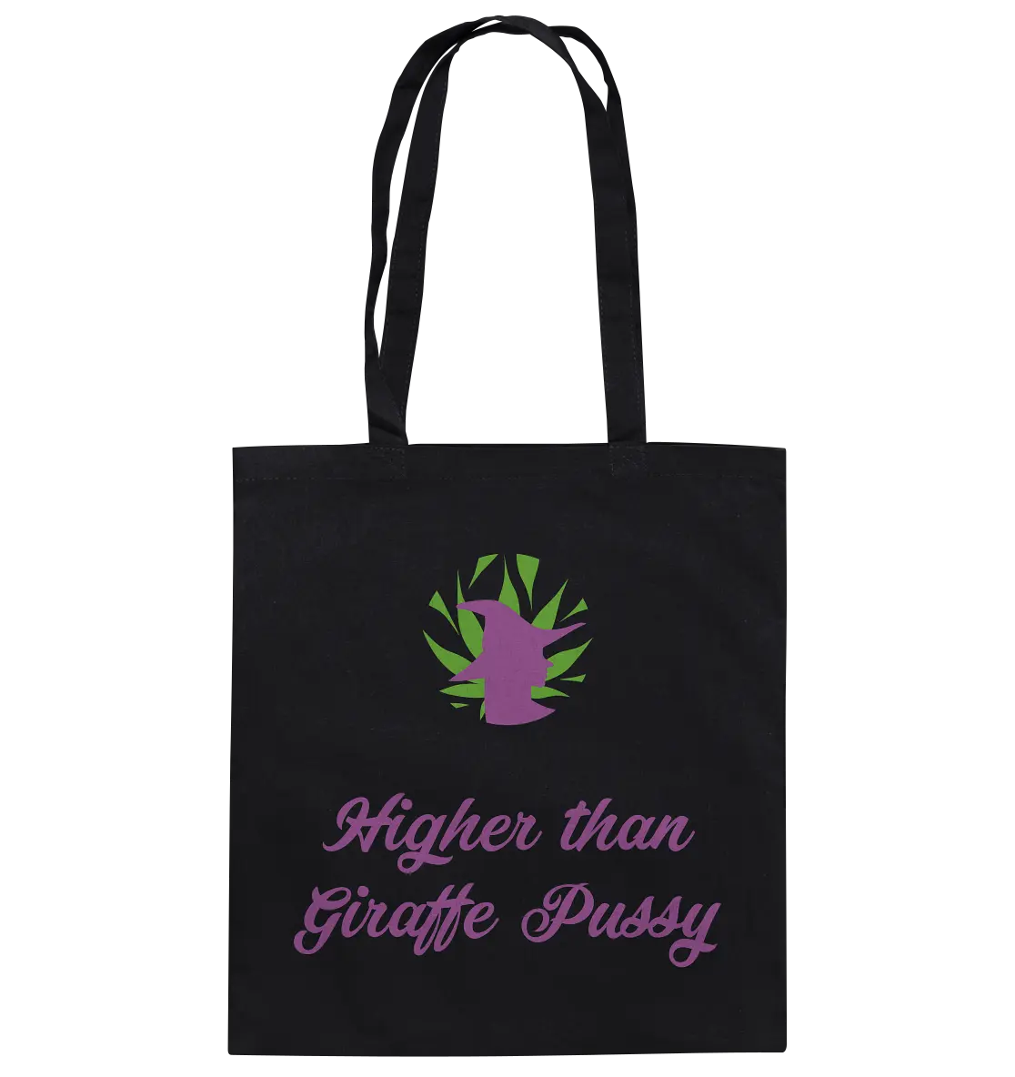 CBD Hexe Tasche "Higher than Giraffe Pussy" - Baumwolltasche CBD Hexe Onlinehandel