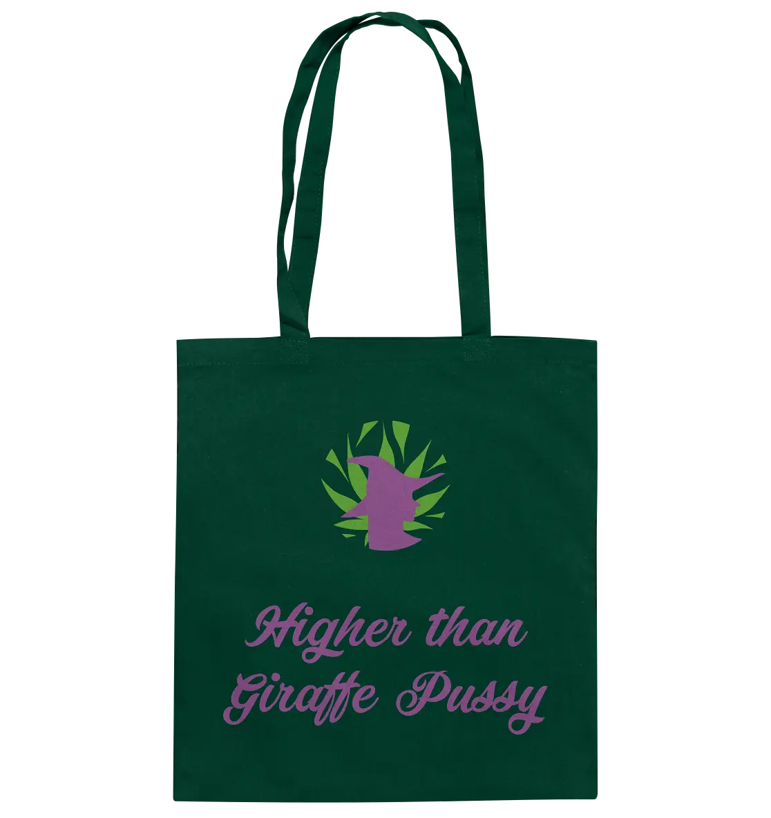 CBD Hexe Tasche "Higher than Giraffe Pussy" - Baumwolltasche CBD Hexe Onlinehandel