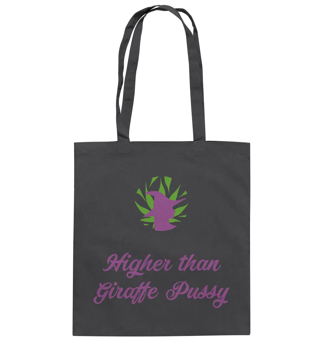 CBD Hexe Tasche "Higher than Giraffe Pussy" - Baumwolltasche CBD Hexe Onlinehandel