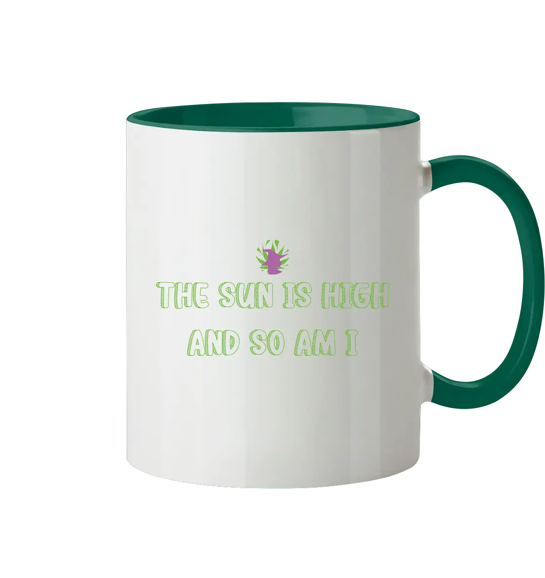 CBD Hexe Tasse "The Sun is high" - Tasse zweifarbig CBD Hexe Onlinehandel