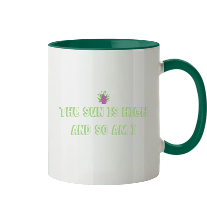 CBD Hexe Tasse "The Sun is high" - Tasse zweifarbig CBD Hexe Onlinehandel