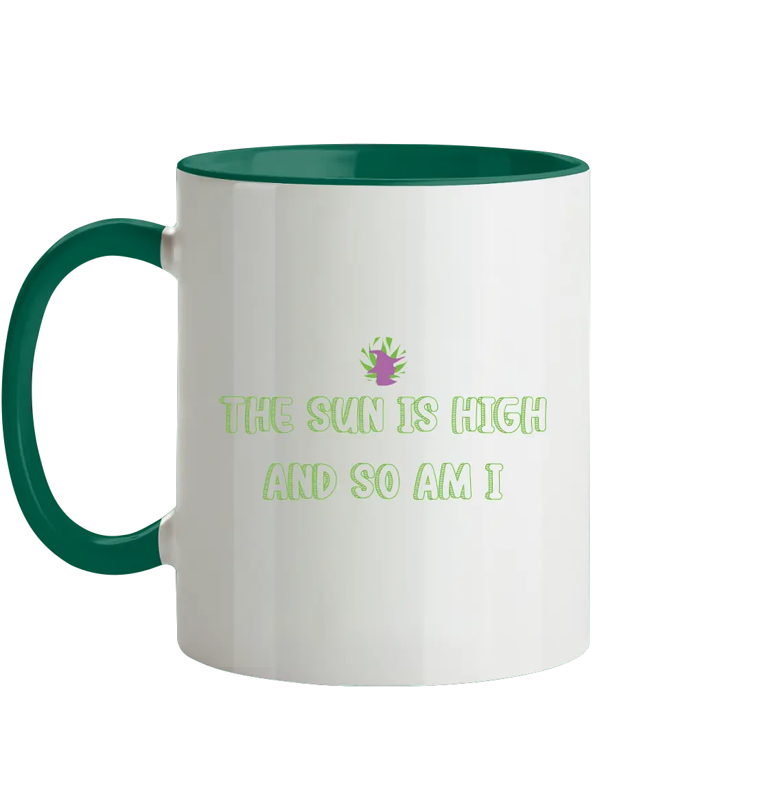 CBD Hexe Tasse "The Sun is high" - Tasse zweifarbig CBD Hexe Onlinehandel