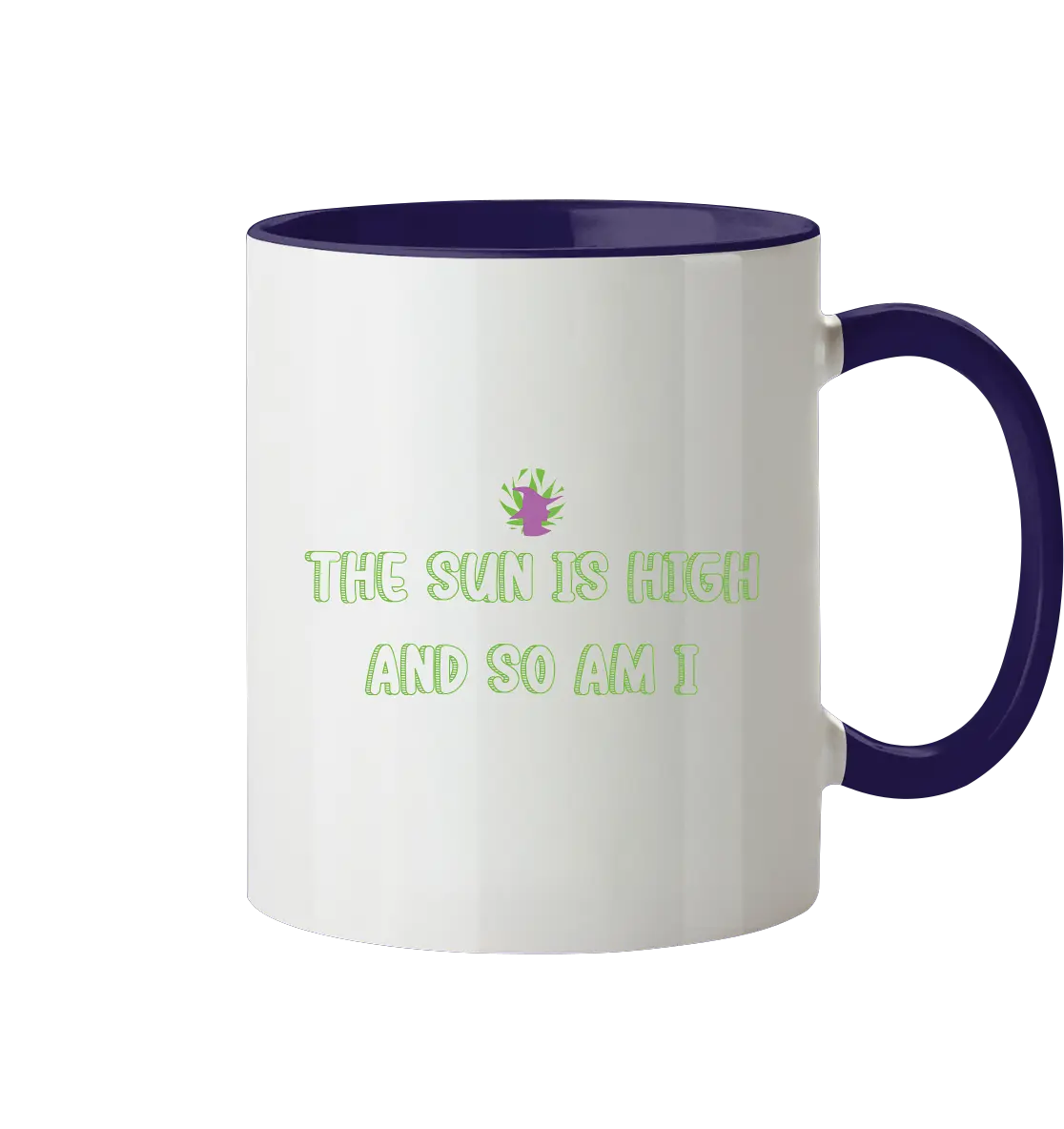 CBD Hexe Tasse "The Sun is high" - Tasse zweifarbig CBD Hexe Onlinehandel