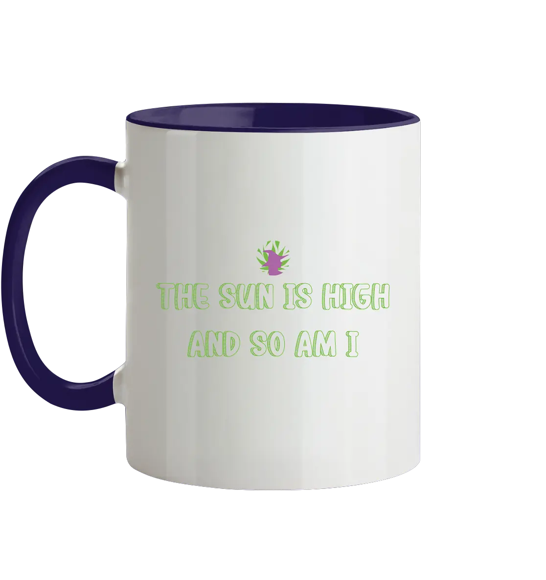 CBD Hexe Tasse "The Sun is high" - Tasse zweifarbig CBD Hexe Onlinehandel