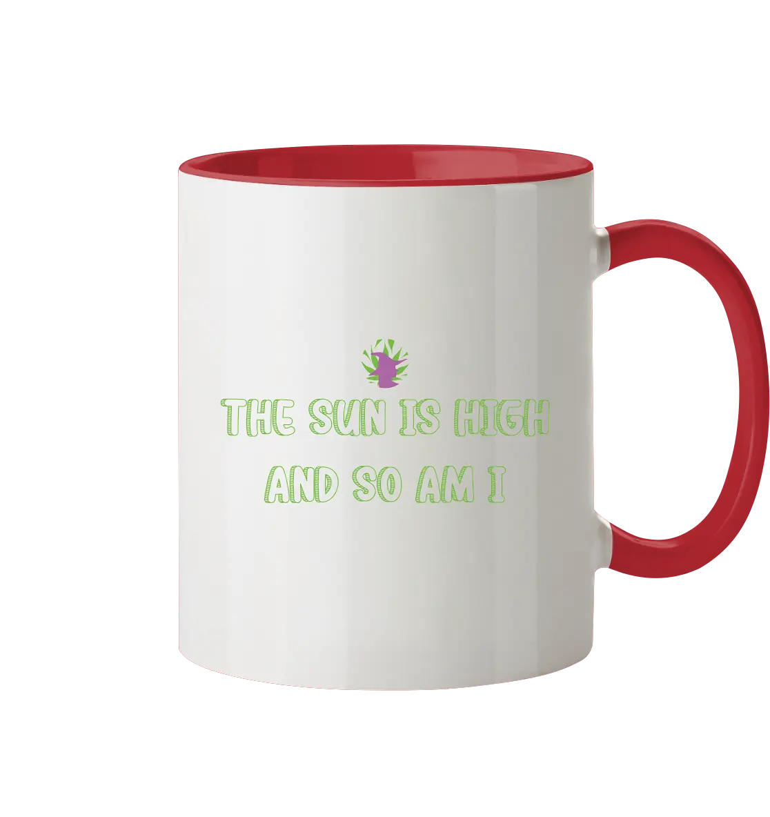 CBD Hexe Tasse "The Sun is high" - Tasse zweifarbig CBD Hexe Onlinehandel