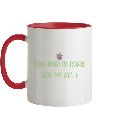 CBD Hexe Tasse "The Sun is high" - Tasse zweifarbig CBD Hexe Onlinehandel