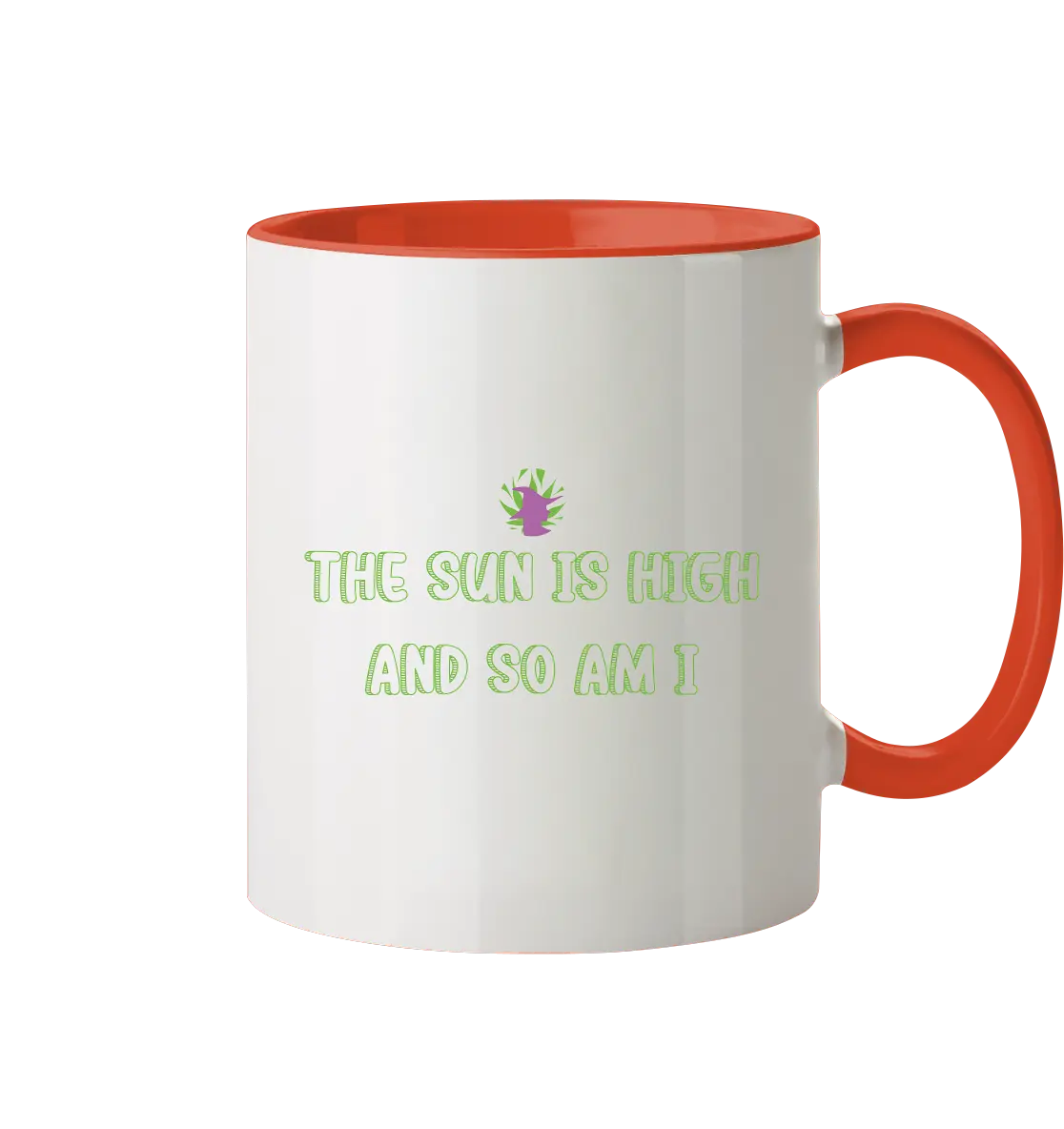 CBD Hexe Tasse "The Sun is high" - Tasse zweifarbig CBD Hexe Onlinehandel