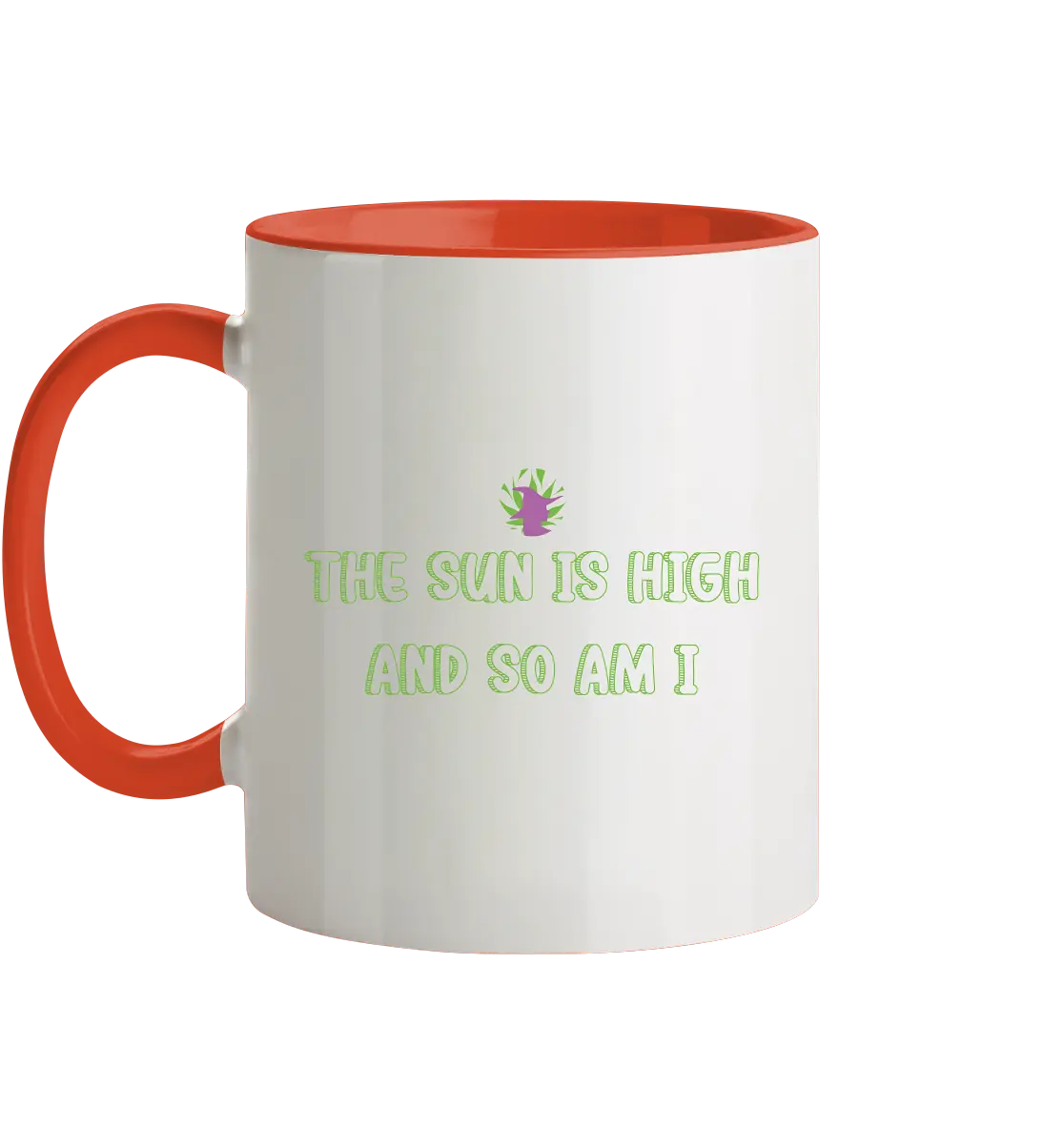 CBD Hexe Tasse "The Sun is high" - Tasse zweifarbig CBD Hexe Onlinehandel