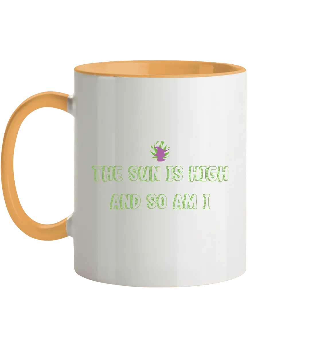 CBD Hexe Tasse "The Sun is high" - Tasse zweifarbig CBD Hexe Onlinehandel