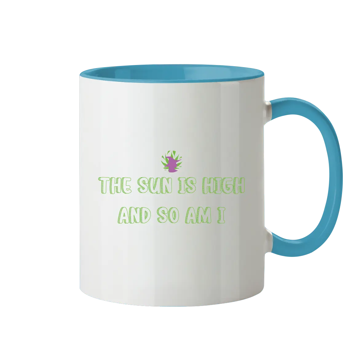 CBD Hexe Tasse "The Sun is high" - Tasse zweifarbig CBD Hexe Onlinehandel