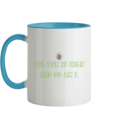 CBD Hexe Tasse "The Sun is high" - Tasse zweifarbig CBD Hexe Onlinehandel