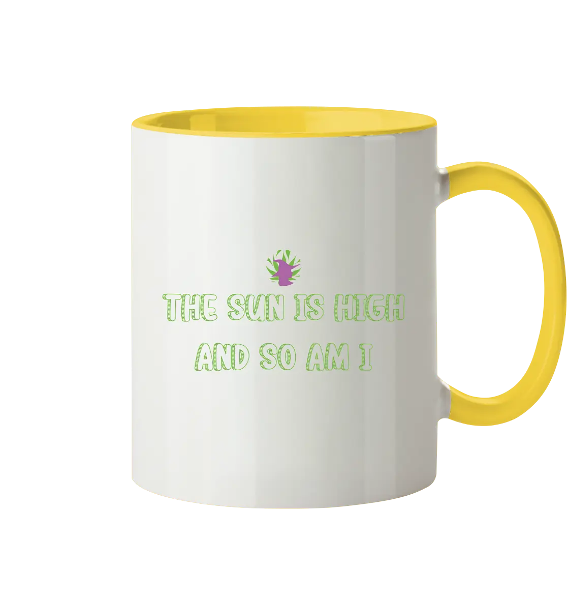 CBD Hexe Tasse "The Sun is high" - Tasse zweifarbig CBD Hexe Onlinehandel