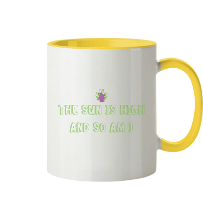 CBD Hexe Tasse "The Sun is high" - Tasse zweifarbig CBD Hexe Onlinehandel