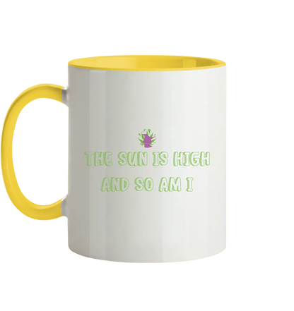 CBD Hexe Tasse "The Sun is high" - Tasse zweifarbig CBD Hexe Onlinehandel