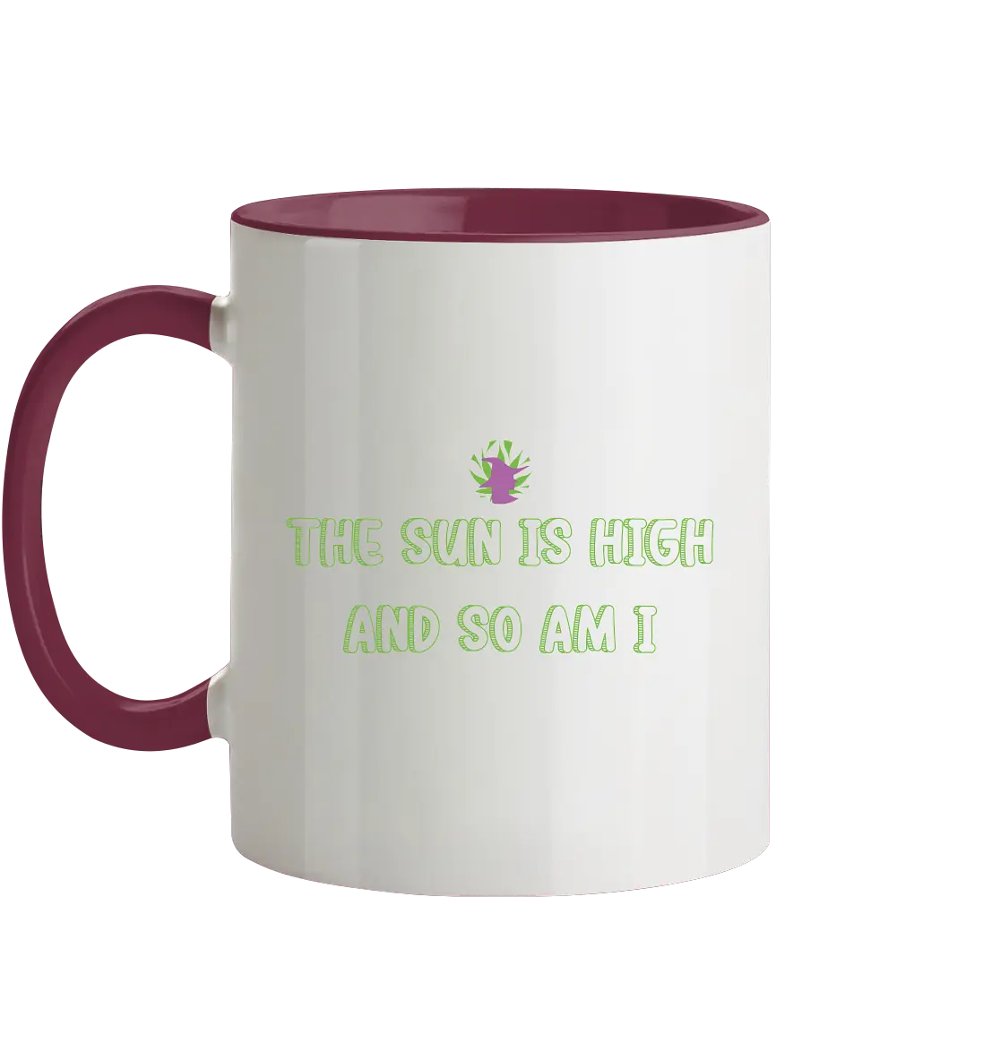 CBD Hexe Tasse "The Sun is high" - Tasse zweifarbig CBD Hexe Onlinehandel