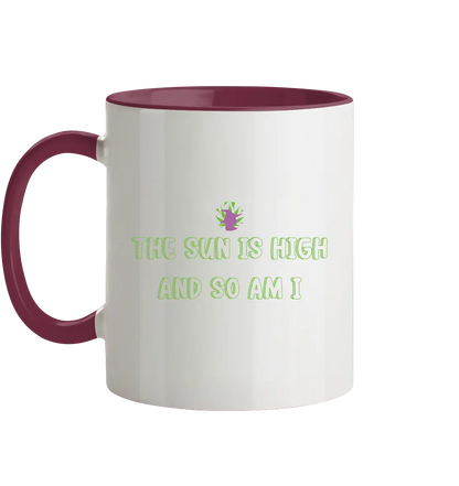 CBD Hexe Tasse "The Sun is high" - Tasse zweifarbig CBD Hexe Onlinehandel