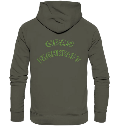 CBD Hexe "Gras Fachkraft" Hoodie - Organic Hoodie CBD Hexe Onlinehandel