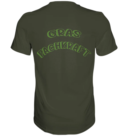 CBD Hexe - "Gras Fachkraft" - Premium Shirt CBD Hexe Onlinehandel