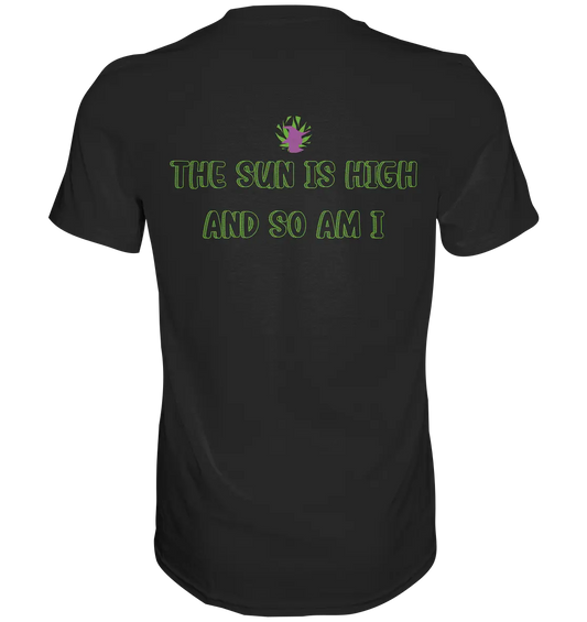 CBD Hexe "The Sun is High" - Premium Shirt CBD Hexe Onlinehandel