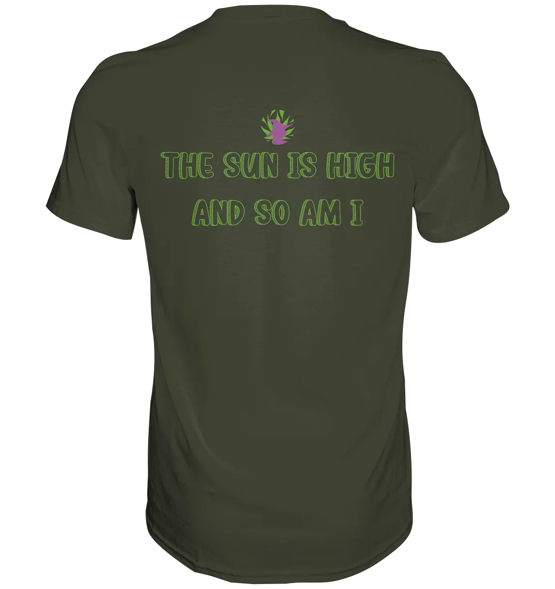 CBD Hexe "The Sun is High" - Premium Shirt CBD Hexe Onlinehandel