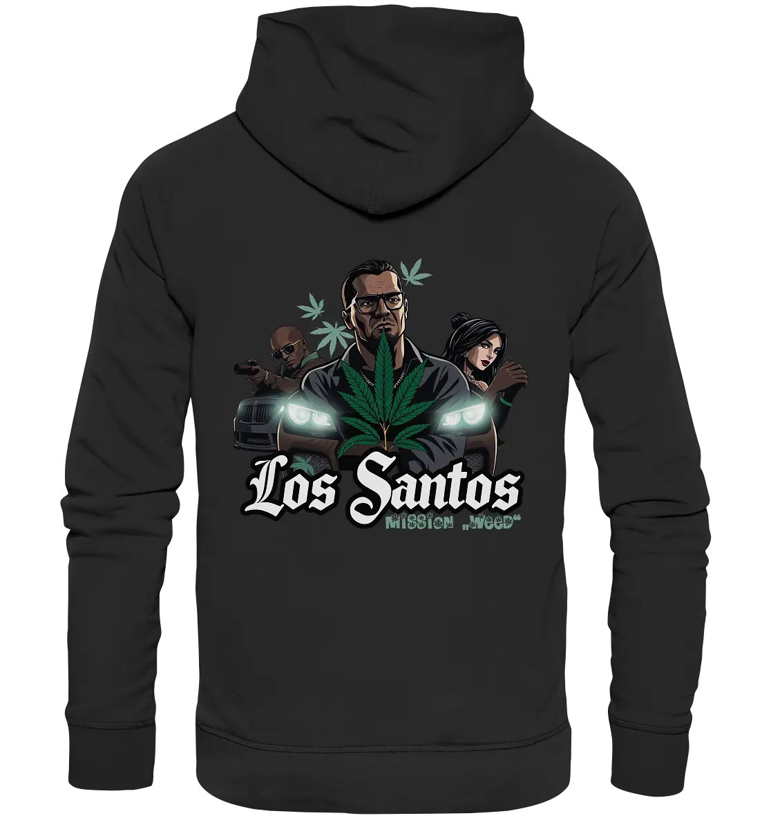 Los Santos "Mission Weed" - Premium Unisex Hoodie CBD Hexe Onlinehandel