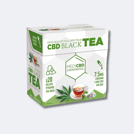 Medi Black CBD Tea - 7,5mg CBD pro Beutel CBD Hexe Onlinehandel