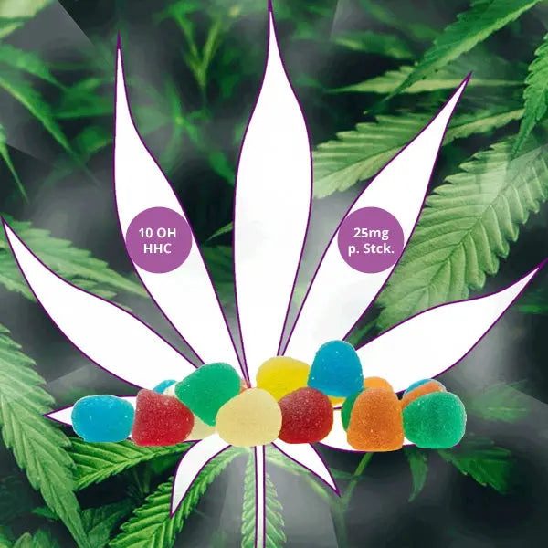 Neu! 🧸 10-OH-HHC Gummies - 25mg 10-OH-HHC pro Stück 🧸 - CBD Hexe Onlinehandel