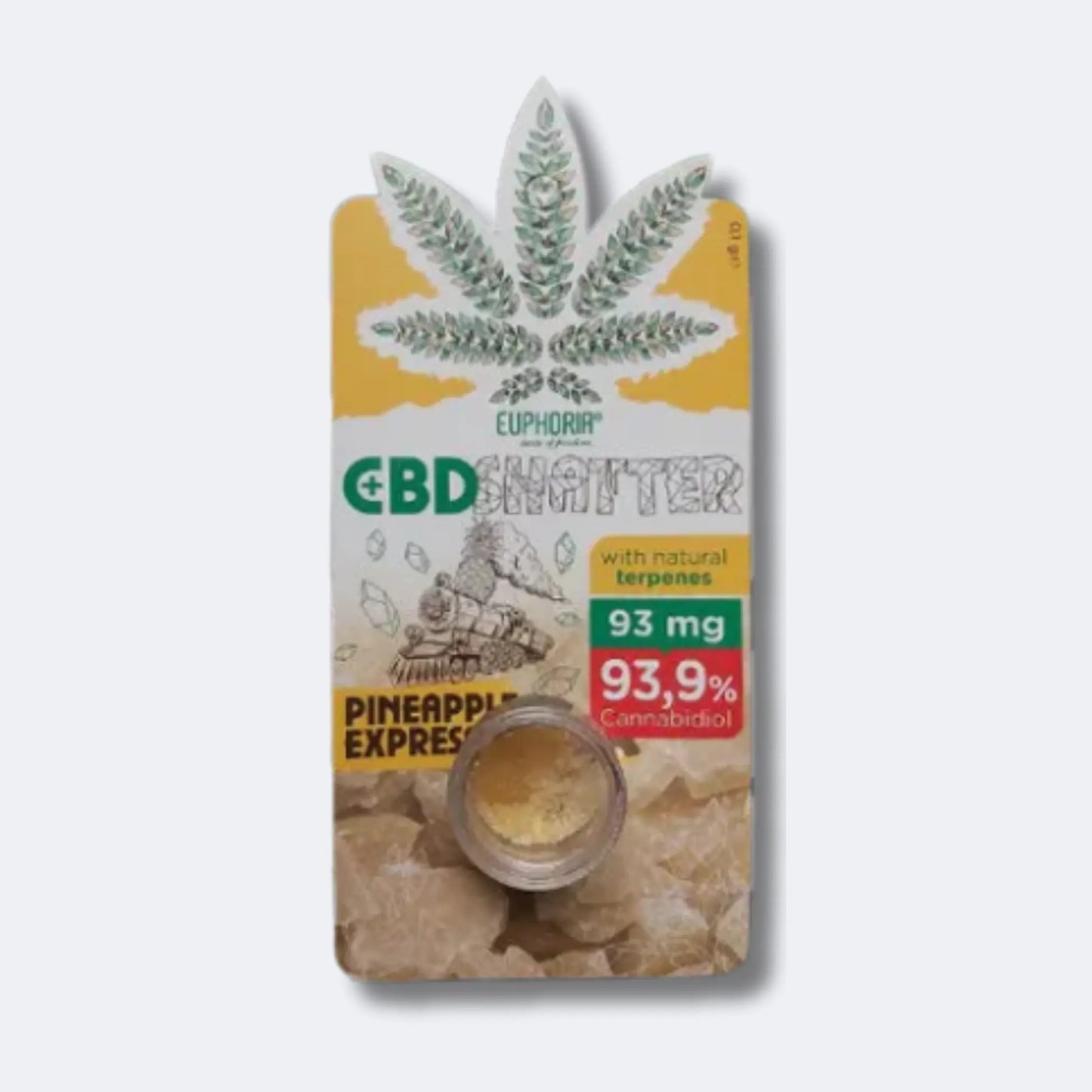 ❗SOPO❗Euphoria Pineapple Express 93 mg CBD Shatter/Kristalle CBD Hexe Onlinehandel